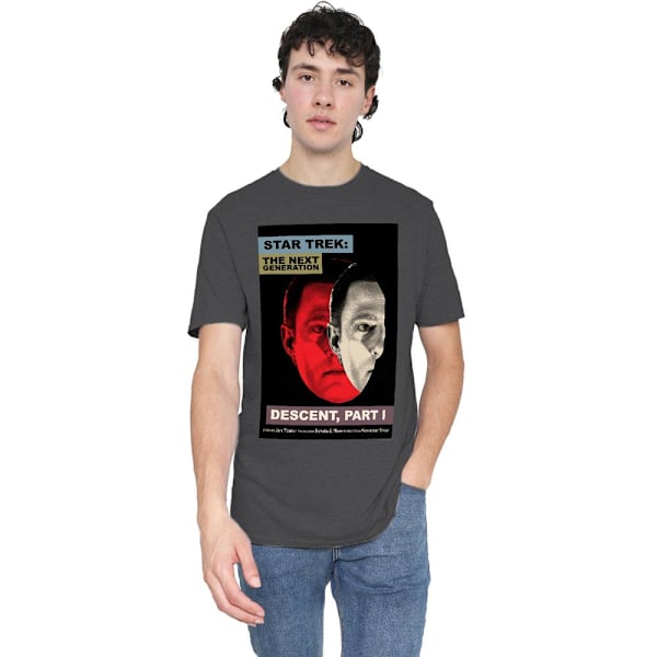 Star Trek Unisex Vuxen The Next Generation Säsong 6 Avsnitt 26 Charcoal M