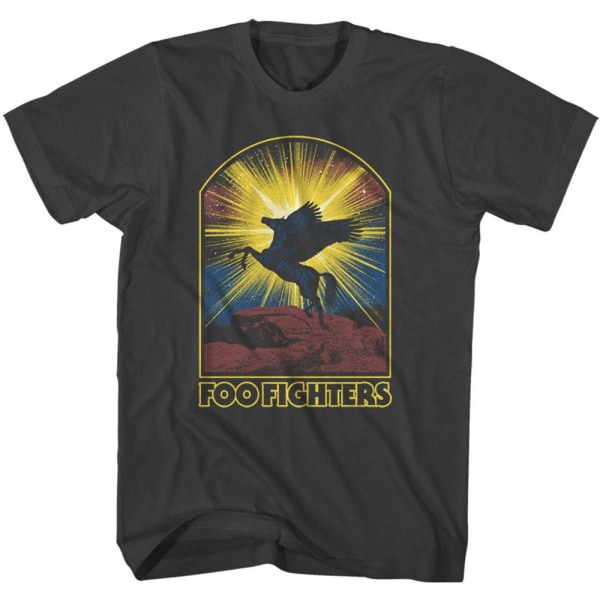 Foo Fighters Unisex Vuxen Pegasus T-shirt XXL Svart Black XXL