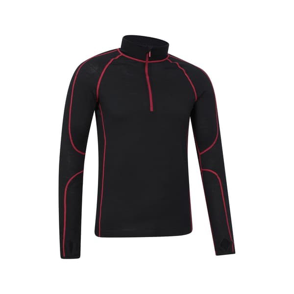 Mountain Warehouse Asgard III Merinoull Underställströja Herr XXS Red XXS
