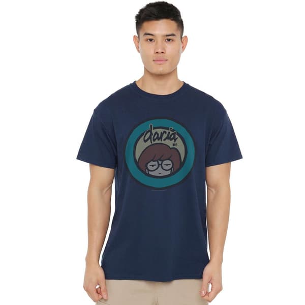 Daria Herr Daria Logotyp T-Shirt S Marinblå Navy S