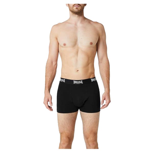 Lonsdale Boxershorts för män (2-pack) L Svart Black L