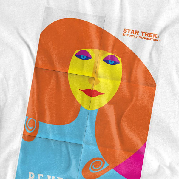 Star Trek Herr The Next Generation Säsong 4 Avsnitt 5 T-Shirt S White S
