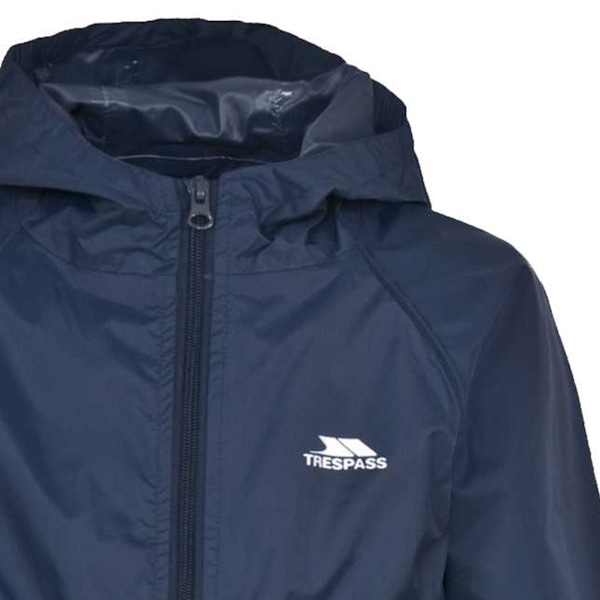 Trespass Babies Button Vattentät Regnställ 18/24 Månader Marinblå B Navy Blue 18/24 Months