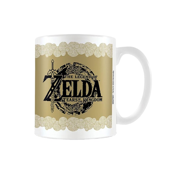 The Legend Of Zelda: Tears Of The Kingdom Logomugg En Storlek Bro Brown/Black/White One Size