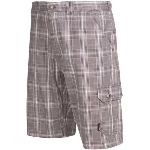 Trespass Earwig Cargo Shorts M Storm Grey Check för män Storm Grey Check M