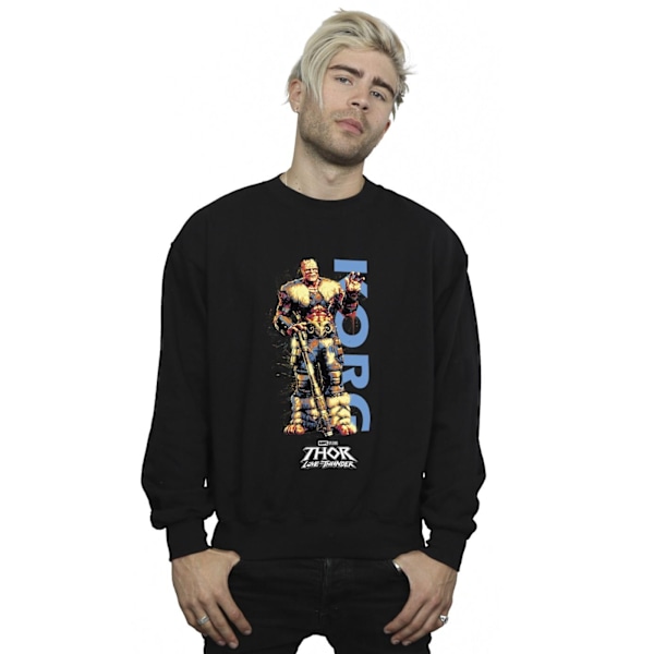 Marvel Herr Thor Love And Thunder Korg Wave Sweatshirt L Svart Black L