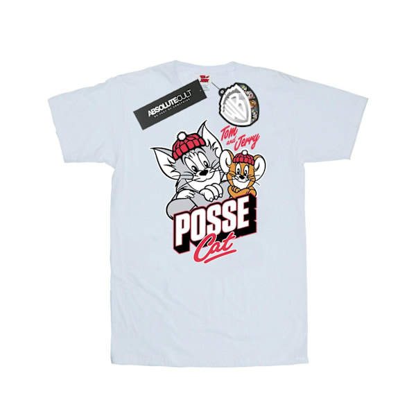 Tom And Jerry Herr Posse Cat T-shirt XL Vit White XL