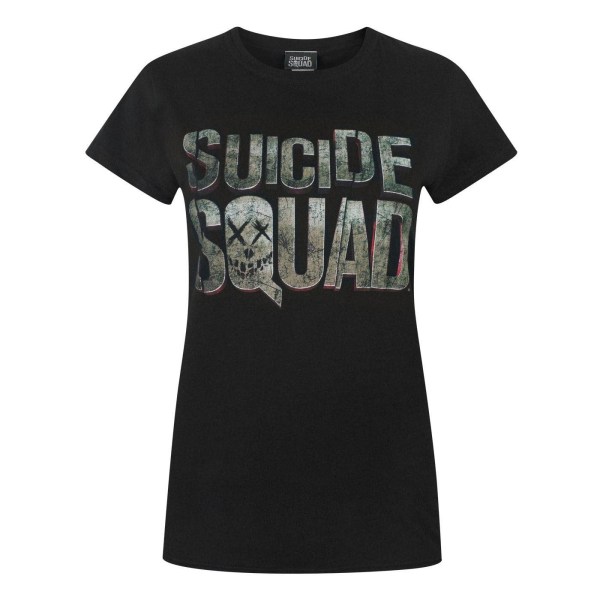 Suicide Squad Logotyp T-shirt dam/dam L Svart Black L
