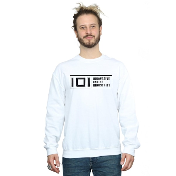 Ready Player One Mens IOI Logo Sweatshirt 4XL Vit White 4XL