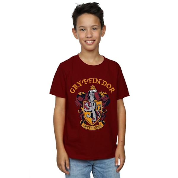 Harry Potter Pojkar Gryffindor Crest T-shirt 5-6 år Bourgogne Burgundy 5-6 Years
