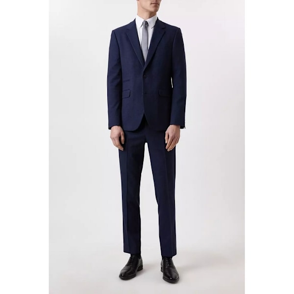 Burton Herr Marl Skräddarsydd Kavaj 48R Marinblå Navy 48R