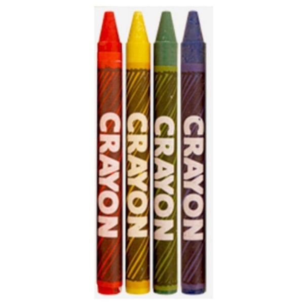 Rainbow Waxed Crayon One Size Flerfärgad Multicoloured One Size