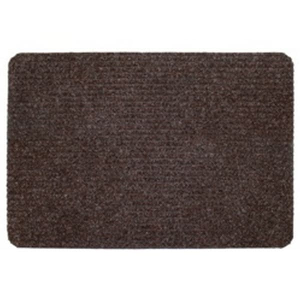Groundsman Basic Ribbed Indoor Dörrmatta 50cm x 80cm Mörkbrun Dark Brown 50cm x 80cm