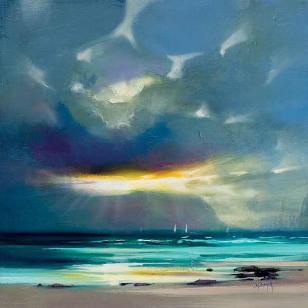 Scott Naismith West Coast Blues II Träskylt En Storlek Blå Blue One Size