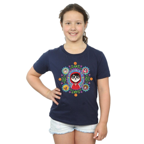 Coco Girls Remember Me Bomull T-shirt 9-11 år Marinblå Navy Blue 9-11 Years