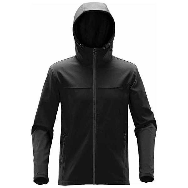Stormtech Mens Orbiter Hooded Soft Shell Jacket XXL Svart/Dolph Black/Dolphin XXL