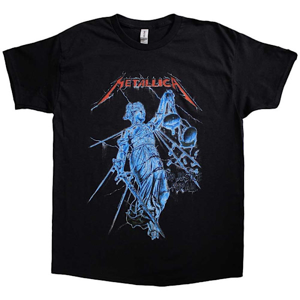 Metallica Unisex Adult Justice T-Shirt XL Svart Black XL