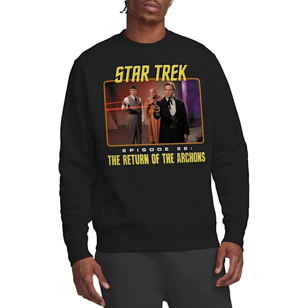 Star Trek Unisex Vuxen Episod 22 Sweatshirt M Svart Black M