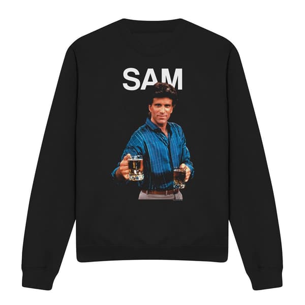 Cheers Unisex Vuxen Sam Malone Sweatshirt M Svart Black M