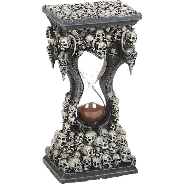 Spiral Direct Sands Of Death Resin Skull Hourglass One Size Bla Black/Red One Size