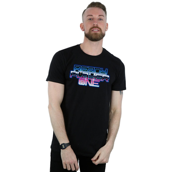 Ready Player One Herr Gradient Logo T-Shirt 3XL Svart Black 3XL