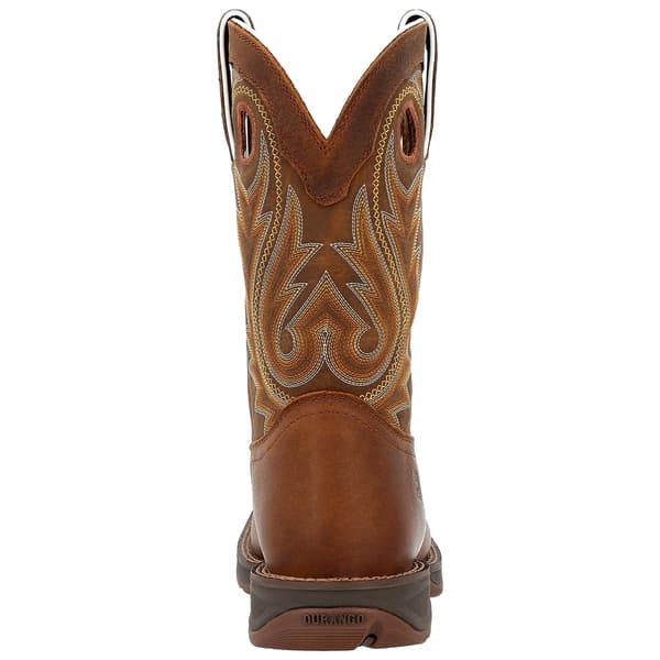 Durango Rebel Cowboy Boots i fullnarvläder för män 7 UK Saddle Saddle Brown 7 UK