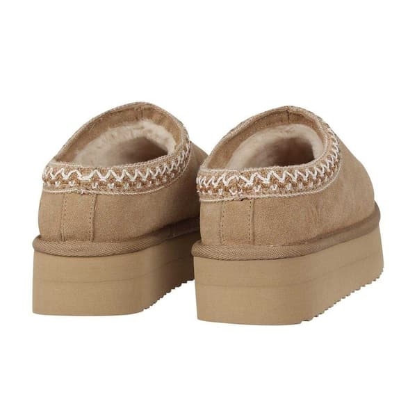 Jack Wills Dam Mocka Plattformstofflor 3 UK Sand Sand 3 UK