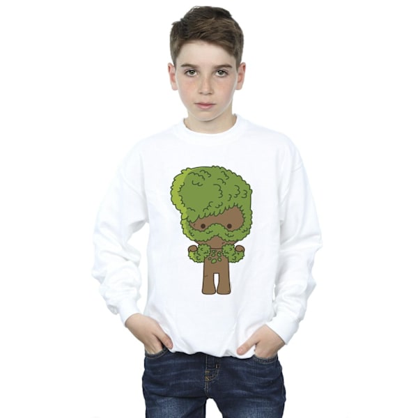 Marvel Pojkar I Am Groot Chibi Flex Tröja 3-4 År Vit White 3-4 Years