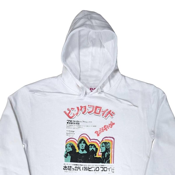 Pink Floyd Unisex Vuxen Japansk Affisch Pullover Hoodie XL Vit White XL