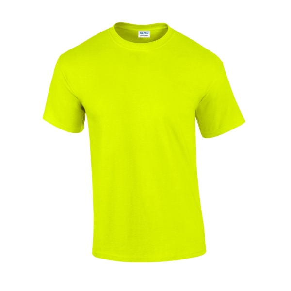Gildan Mens Ultra Cotton T-Shirt S Safety Green Safety Green S