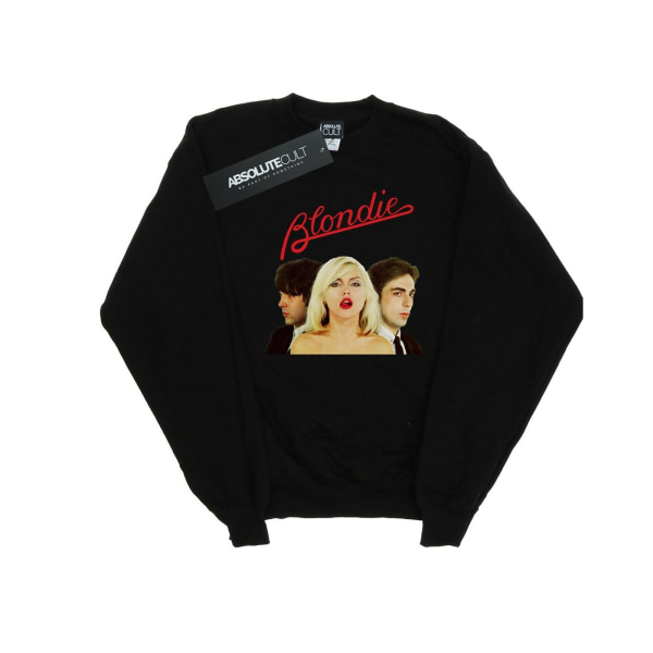 Blondie Mens Band Trio Sweatshirt 3XL Svart Black 3XL