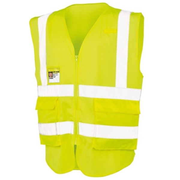 SAFE-GUARD By Result Unisex Adult Executive Safety Vest S Fluor Fluorescent Yellow S