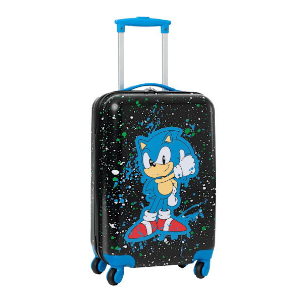 Sonic The Hedgehog 4-hjulig kabinväska One Size Svart/Blå Black/Blue One Size