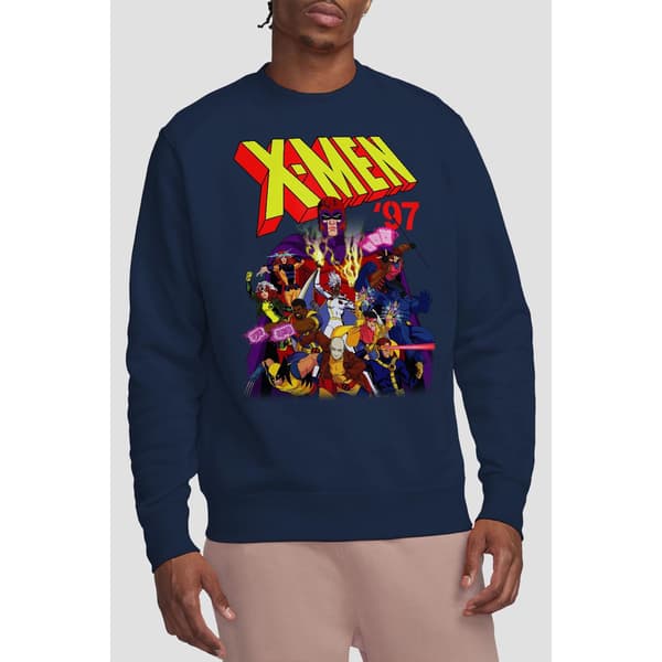 Marvel Unisex Vuxen X-Men 97 Comic Sweatshirt M Marinblå Navy M