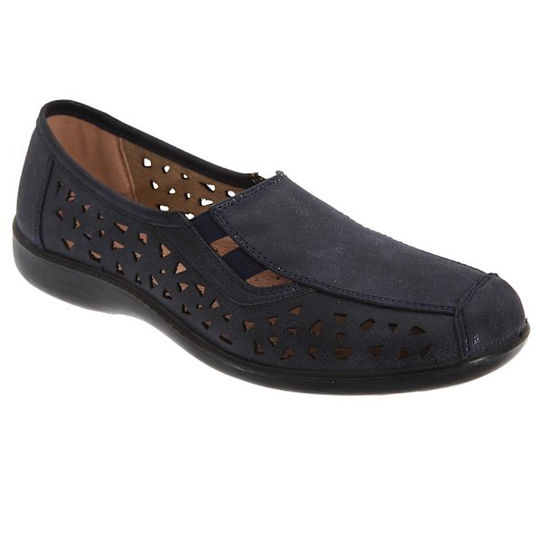 Boulevard Dam/Dam Side Gusset Sommar Casual Skor 7 UK Na Navy Blue 7 UK