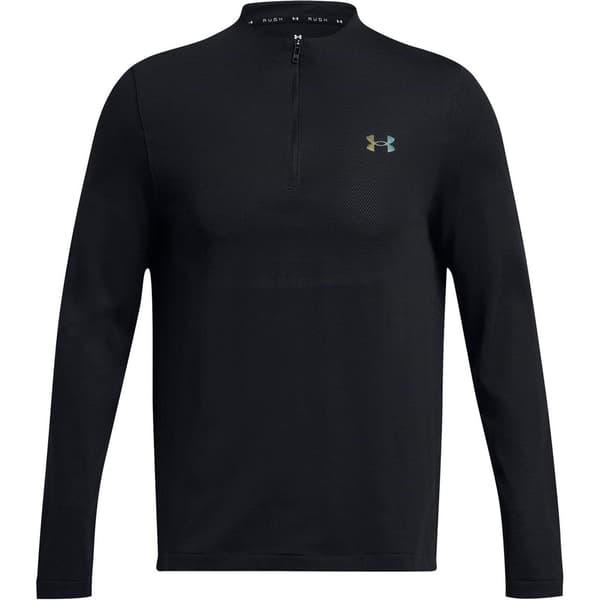 Under Armour Herr Rush Långärmad Teknisk Topp XL Svart Black XL