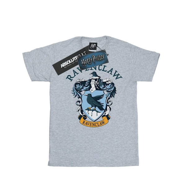 Harry Potter flickor Ravenclaw bomull T-shirt 3-4 år Sports Grå Sports Grey 3-4 Years