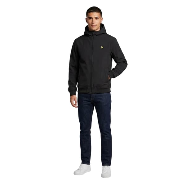 Lyle & Scott Herr Soft Shell Jacka XL Jet Black Jet Black XL