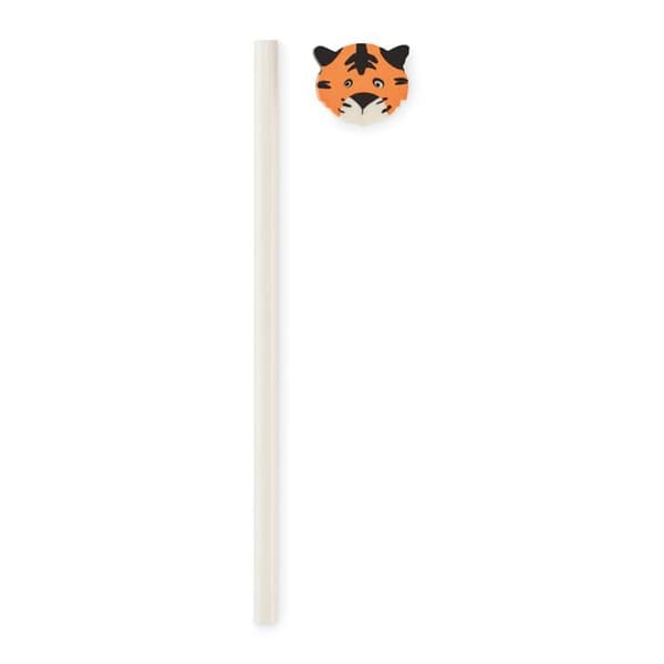 MidOcean Circo Tiger Träpenna En Storlek Vit White One Size