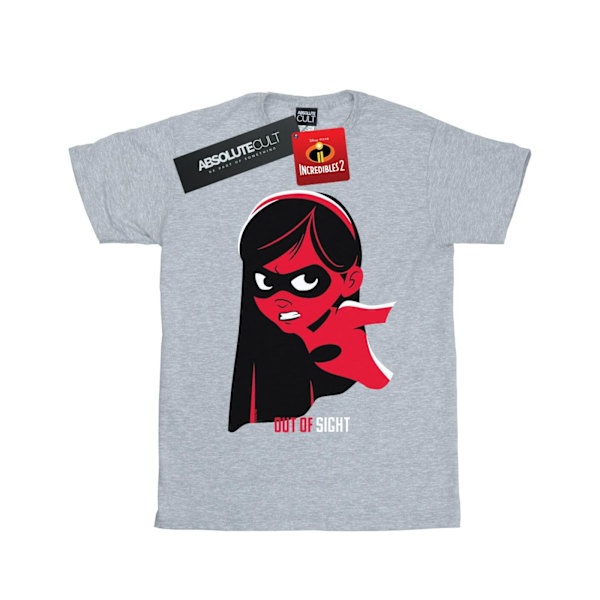 Disney Girls Incredibles 2 Incredible Girl Bomull T-shirt 5-6 år Sports Grey 5-6 Years