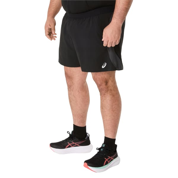 Asics Herr Löparshorts L Svart/Grå Black/Grey L