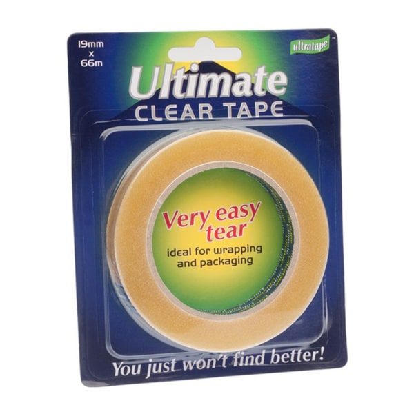 Ultratape Ultimate Easy Tear Sellotape One Size Clear Clear One Size