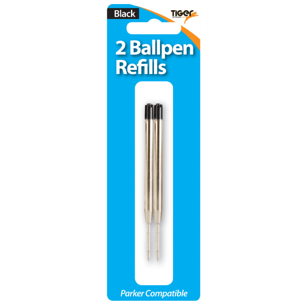 Tiger Ball Pen Refills (paket med 2) One Size Silver Silver One Size