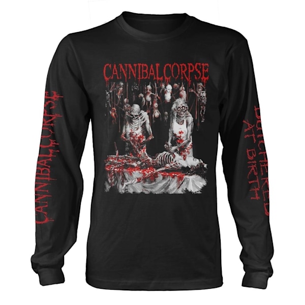 Cannibal Corpse Unisex Vuxen Butchered At Birth Långärmad T-shirt Black M