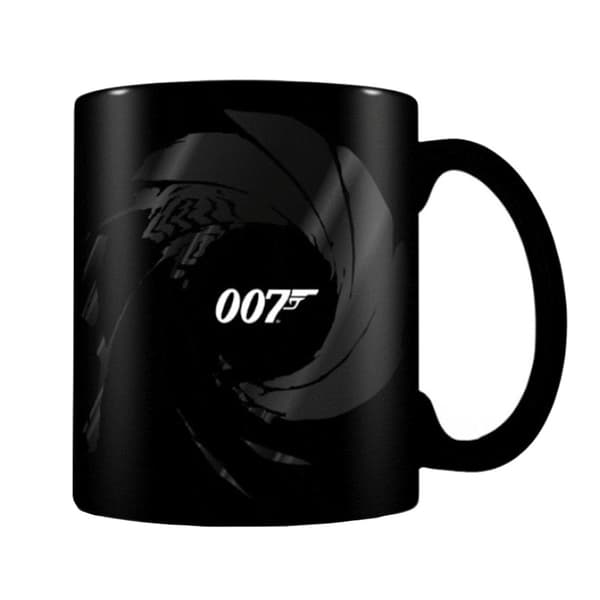 James Bond 007 Värmeförändrande Mugg One Size Svart/Vit Black/White One Size