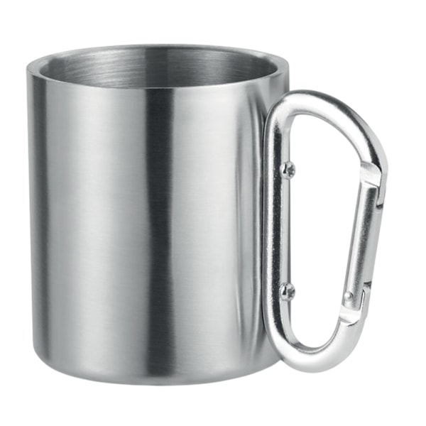 MidOcean Trumbo Metall Karbinhake Mugg One Size Matt Silver Matt Silver One Size