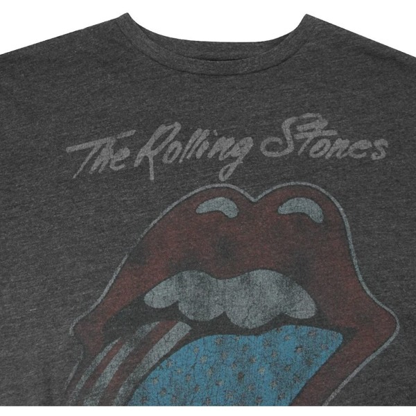 Amplified Official Mens Rolling Stones USA Tour 2 T-Shirt S Blac Black S