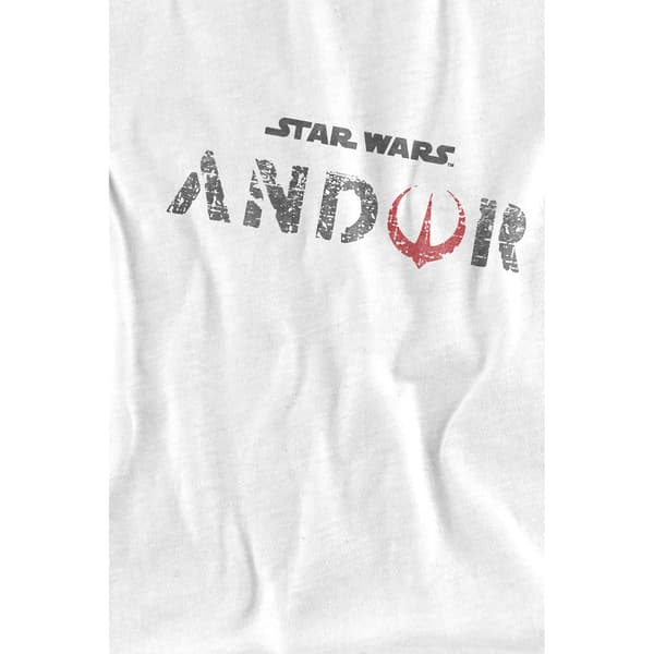 Star Wars Herr Andor Logotyp T-Shirt M Vit White M