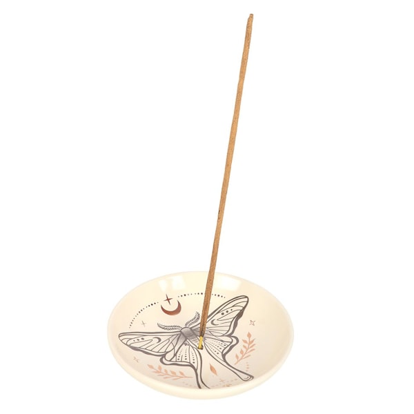 Something Different Luna Moth Rökelsehållare One Size Beige/Gre Beige/Grey One Size