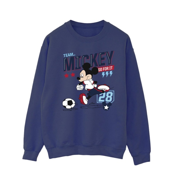 Disney Mickey Mouse Team Mickey Football Sweatshirt M Marinblå Navy Blue M